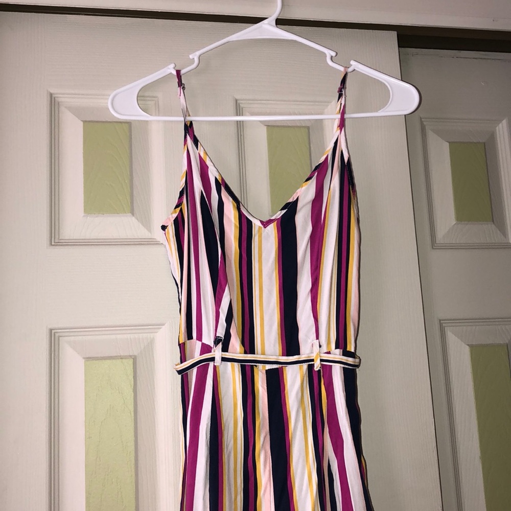 Forever 21 Striped Jumpsuit